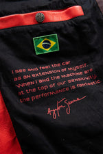 Ayrton Senna Red Leather Racing Jacket - Image n°8