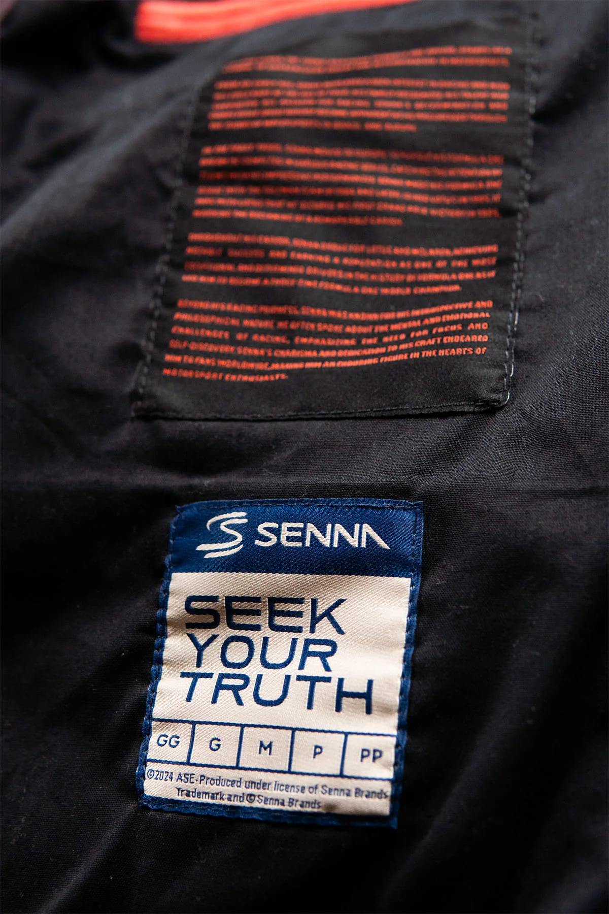 Ayrton Senna Red Leather Racing Jacket - Image n°9