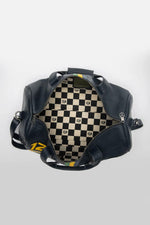 Ayrton Senna Racing Men's Navy Leather Bag - Image n°6