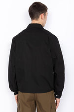Black casual textile jacket - Image n°2