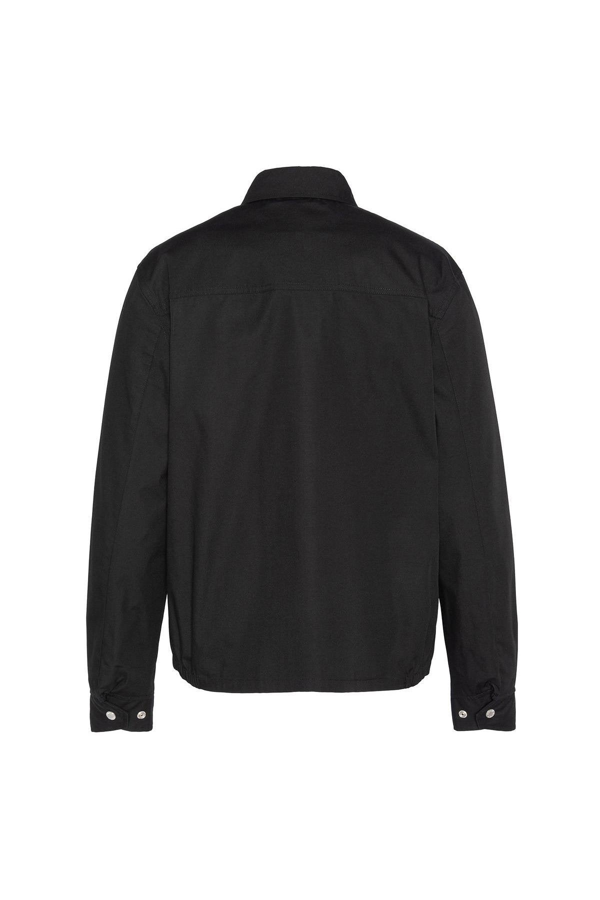 Black casual textile jacket - Image n°4
