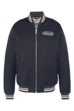 Navy blue textile teddy - Image n°1