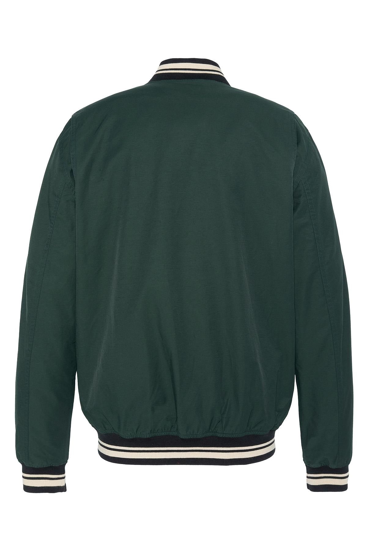 Dark green textile teddy - Image n°2