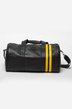 Ayrton Senna Black Leather Travel Bag - Image n°7