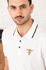 Men's Off-White Cotton Polo Shirt - Image n°6