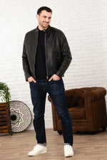 Schott's black lambskin jacket: timeless biker style, soft and light. - Image n°3