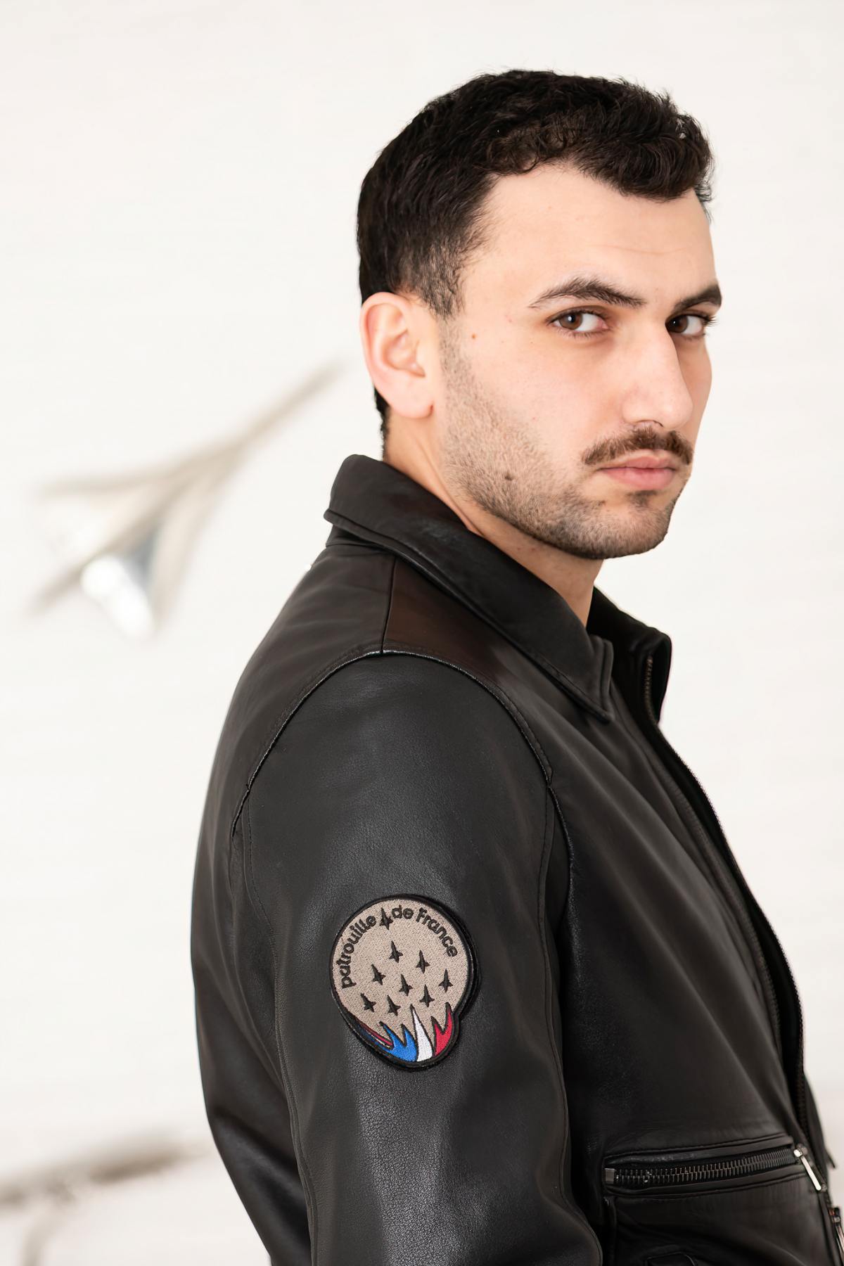 Lambskin aviator jacket by Redskins, Patrouille de France inspired. - Image n°13
