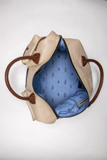 Steve McQueen 48h racing ecru leather travel bag - Image n°3