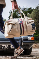 48h travel bag ecru - Image n°1