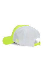 Neon yellow and white mesh cap - Image n°2