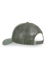 Khaki cap with rubber logo - Image n°2