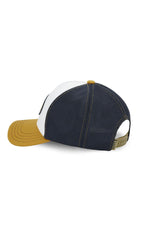 Mustard, white and black cap with terry badge and embroidery - Image n°7