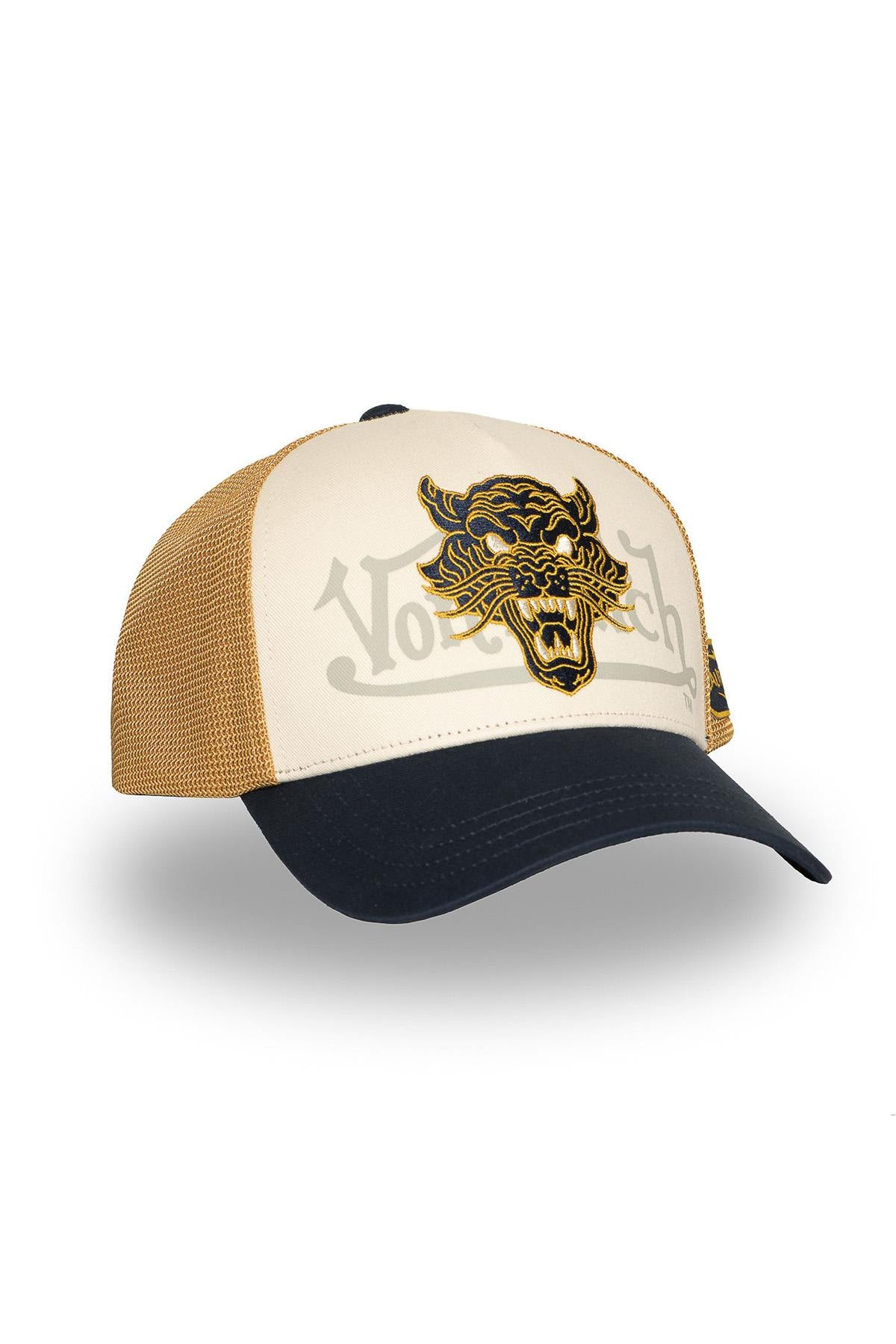 Tricolor cap with tiger head badge - Image n°5