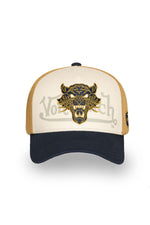 Tricolor cap with tiger head badge - Image n°3