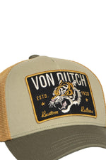 Tricolor cap with tiger badge - Image n°2