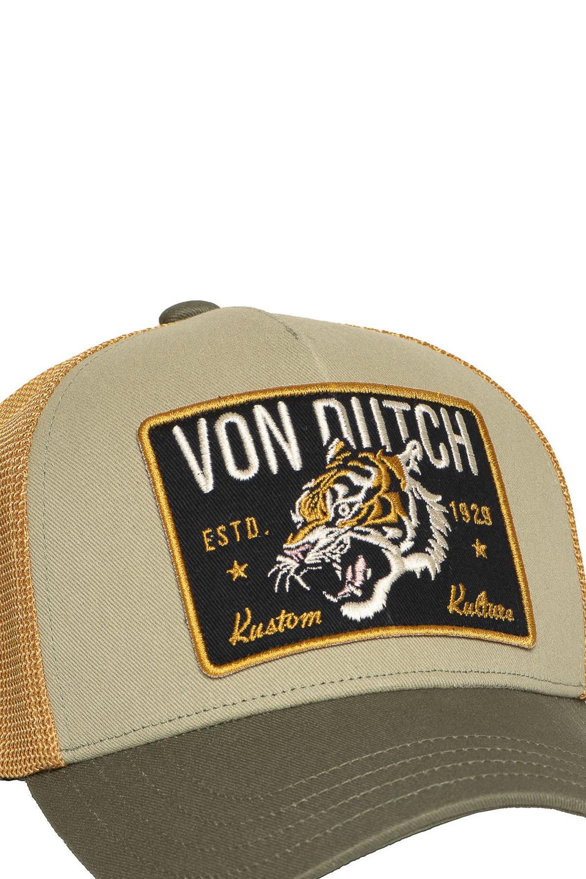 Tricolor cap with tiger badge - Image n°2