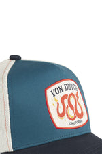 Tricolor cap with snake badge - Image n°2