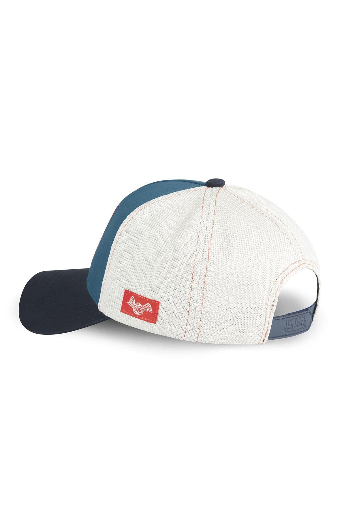 Tricolor cap with snake badge - Image n°4