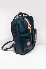 Steve McQueen Royal Blue Leather Backpack - Image n°6