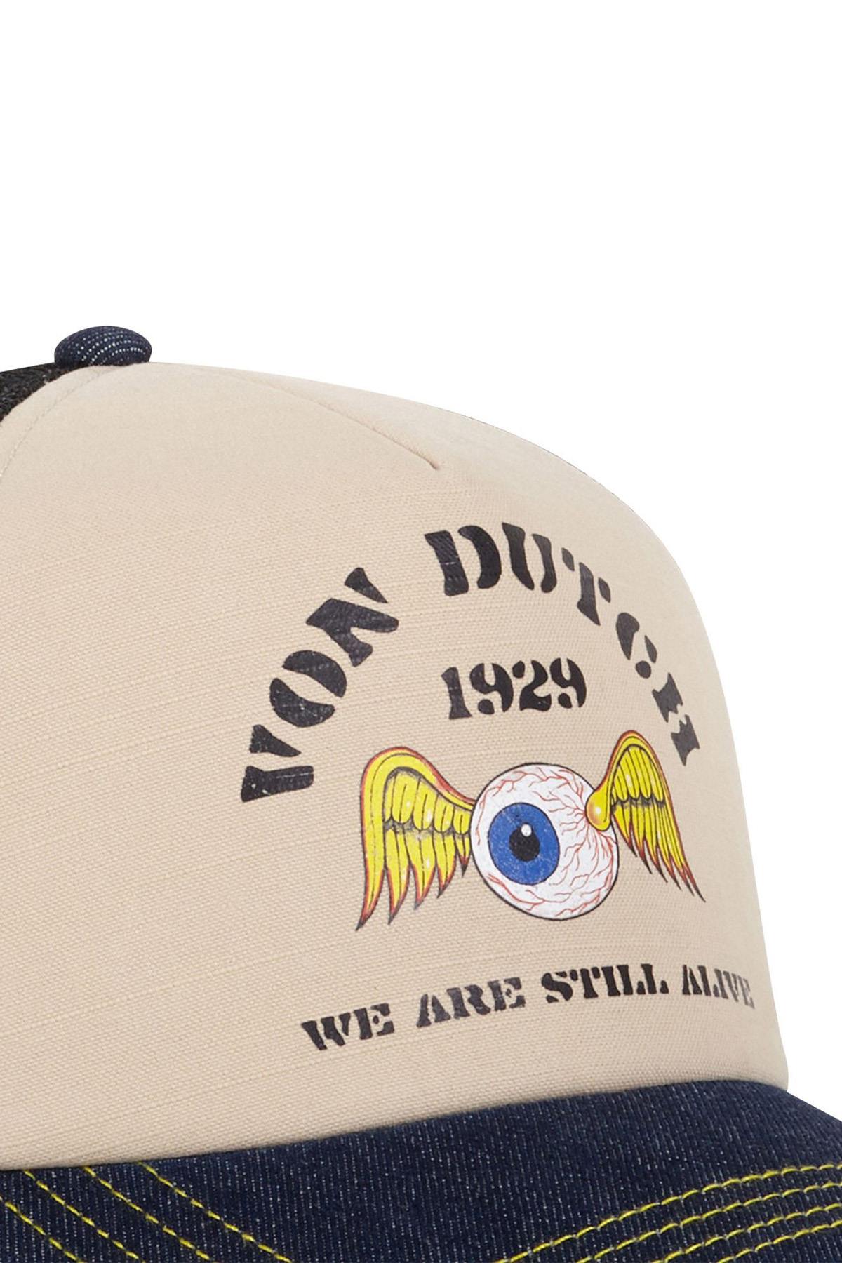 Tricolor cap with eye logo - Image n°2