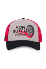 Black, white and red trucker cap - Image n°4