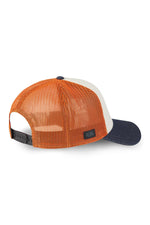 Blue, white and orange trucker cap - Image n°2