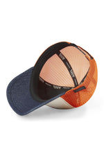 Blue, white and orange trucker cap - Image n°5