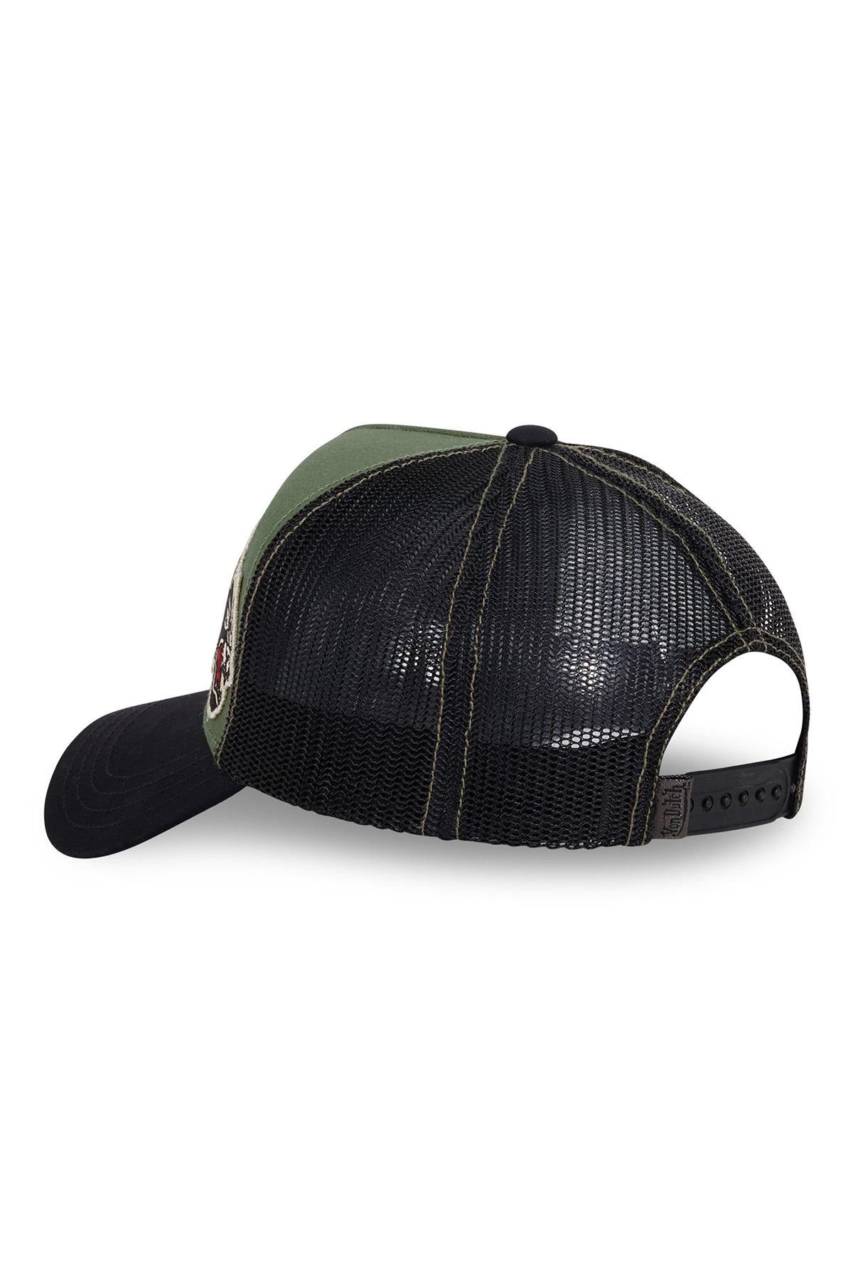 Black and khaki cap with patches - Image n°4