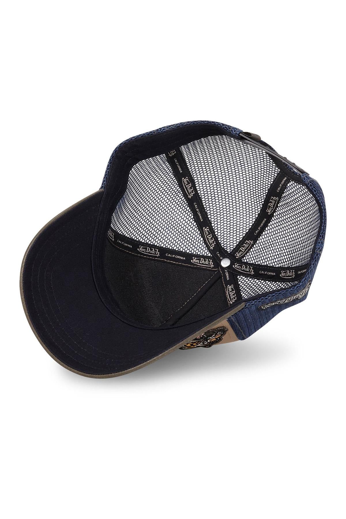 Tricolor cap with several patches - Image n°5