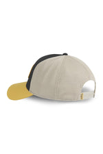 Black, ecru and yellow mesh cap - Image n°2