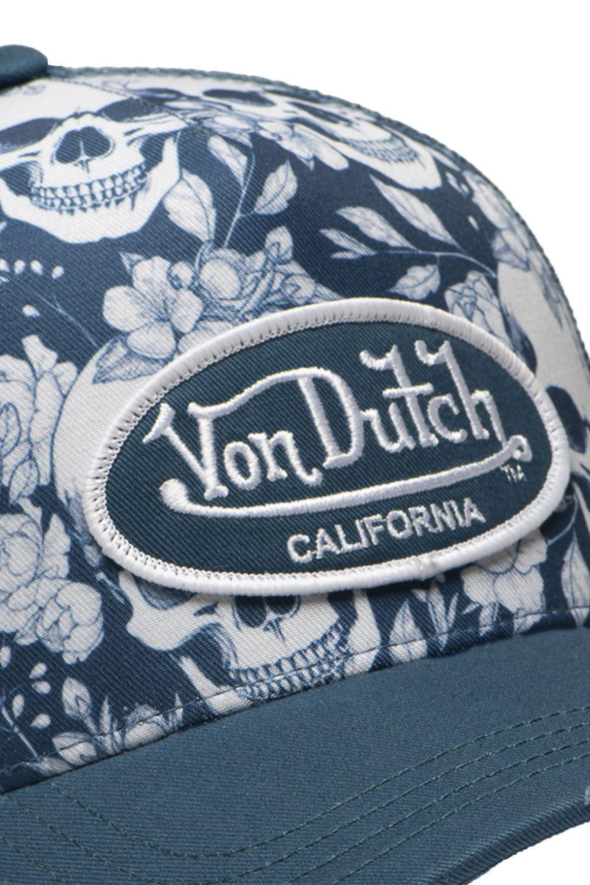 Blue skull print cap - Image n°2