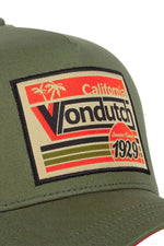 Green and orange vintage logo cap - Image n°2