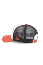 White, black and orange California logo cap - Image n°3
