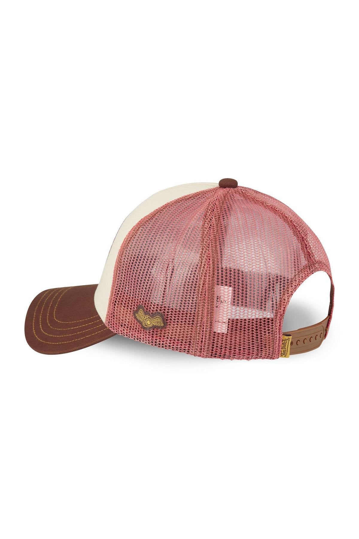 White and red cap with beach logo - Image n°3