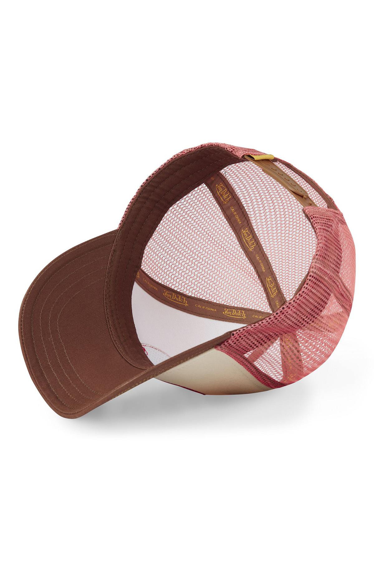 White and red cap with beach logo - Image n°5