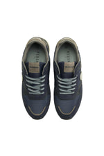 Navy and gray men's sneakers - Image n°4