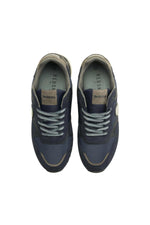 Navy and gray men's sneakers - Image n°4