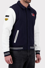 Steve McQueen Navy and White Teddy Jacket - Image n°3