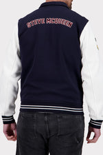 Steve McQueen Navy and White Teddy Jacket - Image n°2