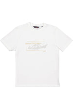 White T-shirt with clean Steve McQueen illustration - Image n°3