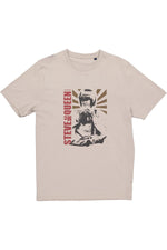 Clay Grey T-Shirt with Steve McQueen Graphic Illustration - Image n°3