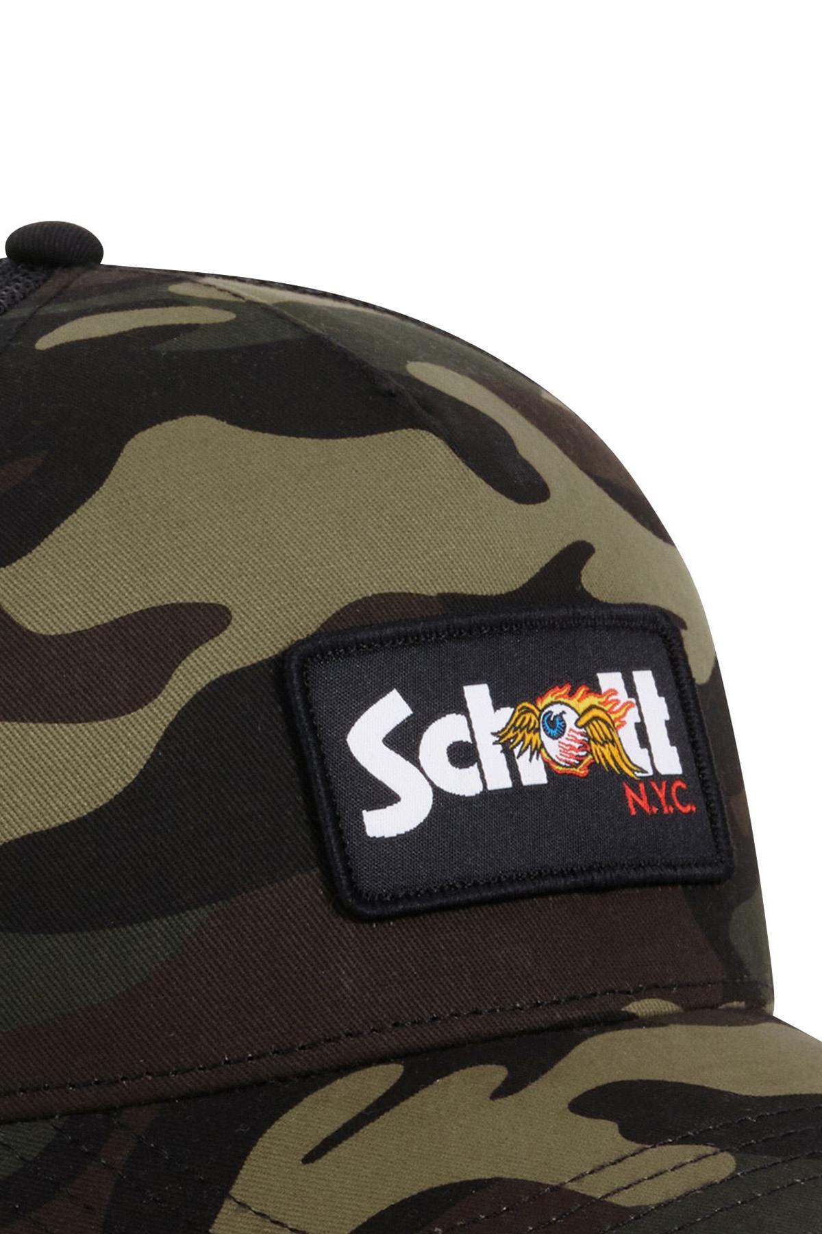 Von Dutch Cap in collaboration with Schott NYC camouflage pattern - Image n°2