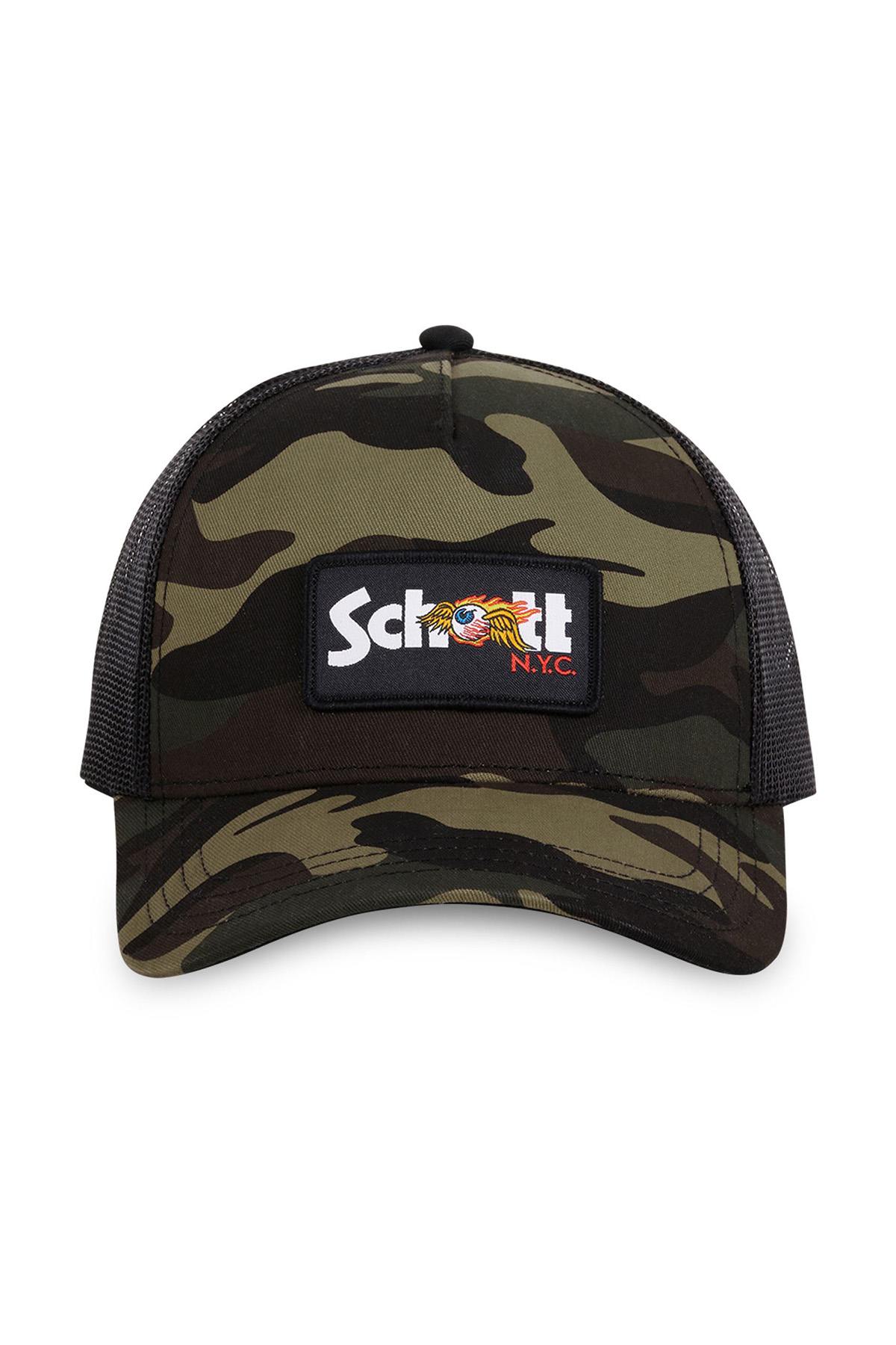 Von Dutch Cap in collaboration with Schott NYC camouflage pattern - Image n°4