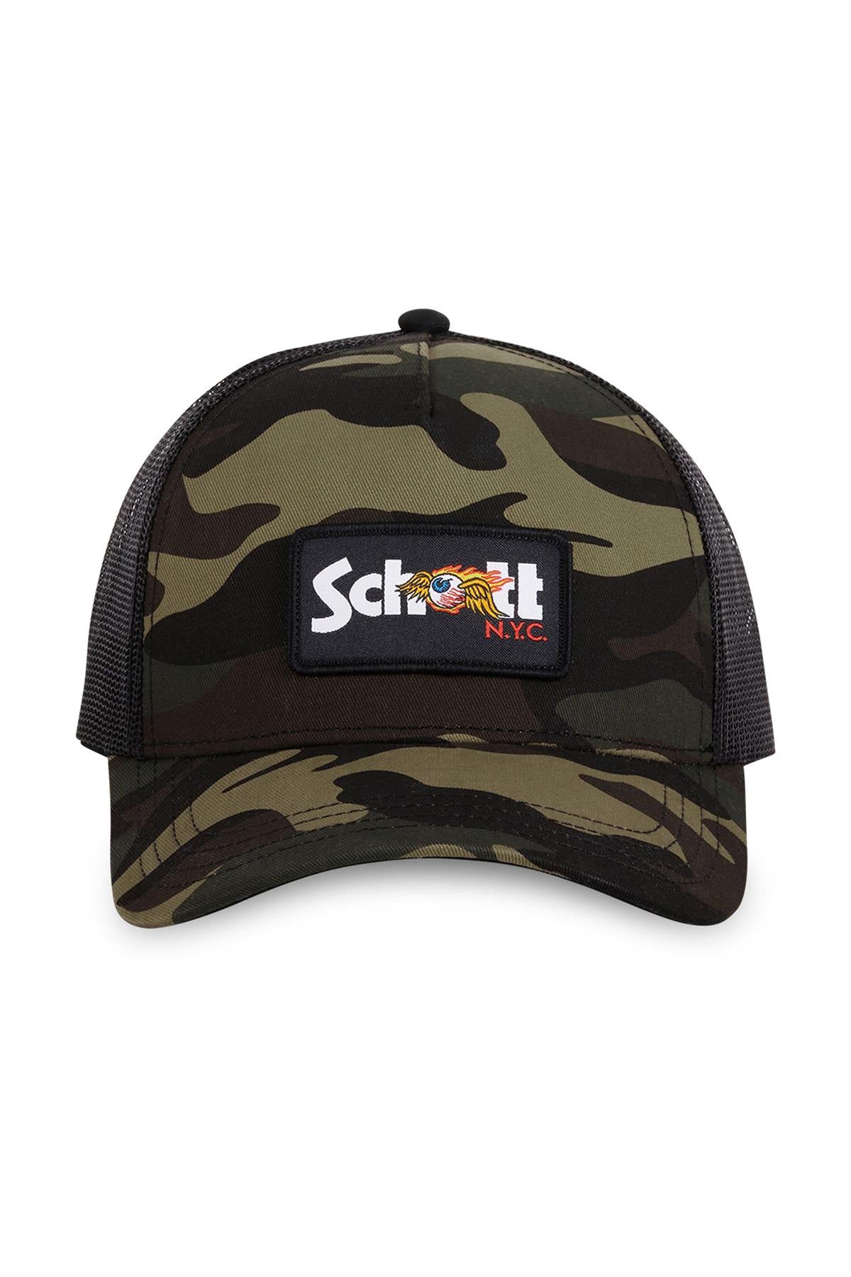 Von Dutch Cap in collaboration with Schott NYC camouflage pattern - Image n°4