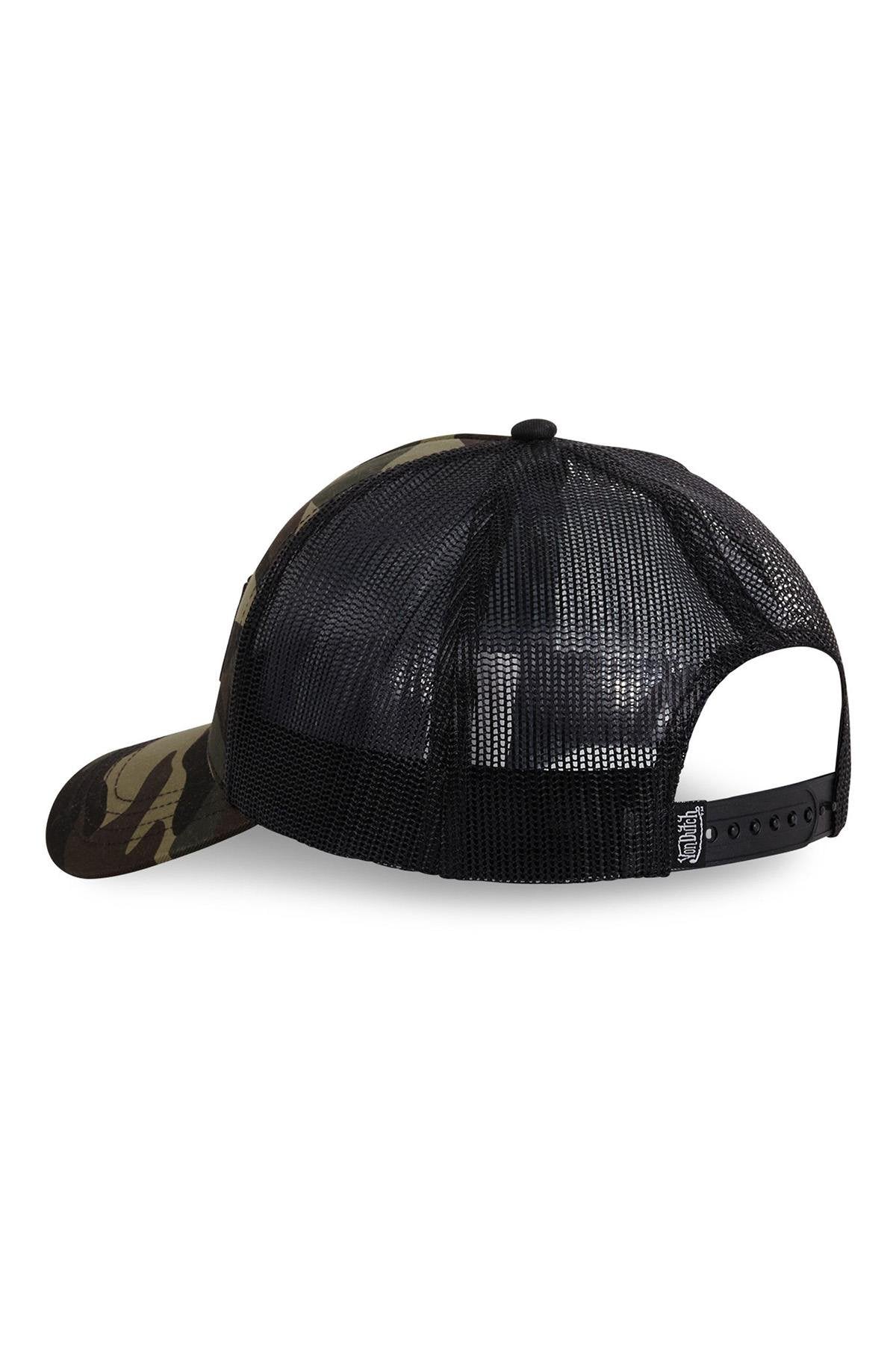 Von Dutch Cap in collaboration with Schott NYC camouflage pattern - Image n°3