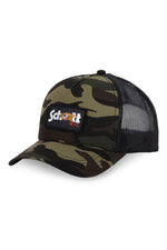 Von Dutch Cap in collaboration with Schott NYC camouflage pattern - Image n°1