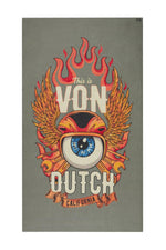 Cotton scarf with fire eye print - Image n°2