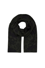 Cotton scarf with skull print - Image n°1
