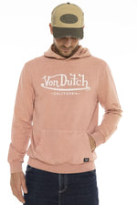 Faded pink hoodie - Image n°1