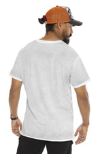 White t-shirt with motorcycle print - Image n°2